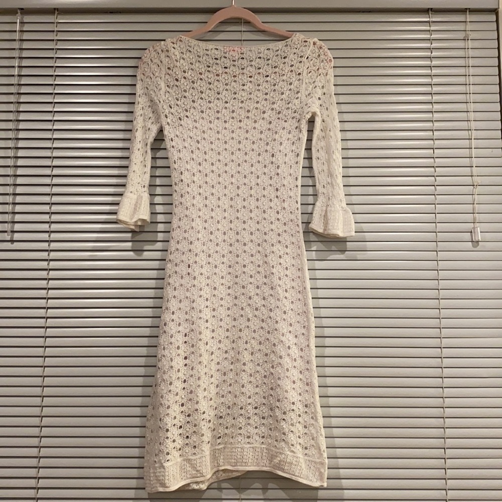Lilly Pulitzer White Crochet Mini Summer Dress - Picture 7 of 9